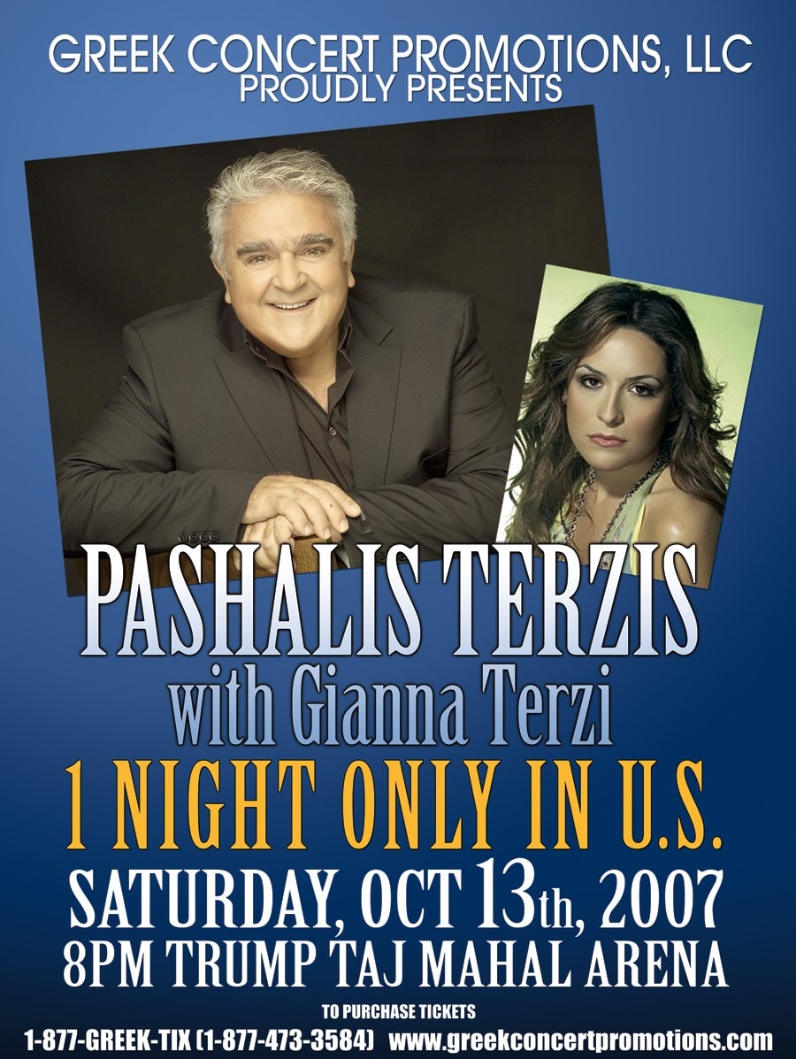Pashalis Terzis with Gianna Terzi — 1 Night Only in U.S.