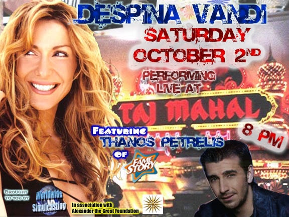 Despina Vandi featuring Thanos Petrelis — Performing Live — Introducing Thanos Petrelis